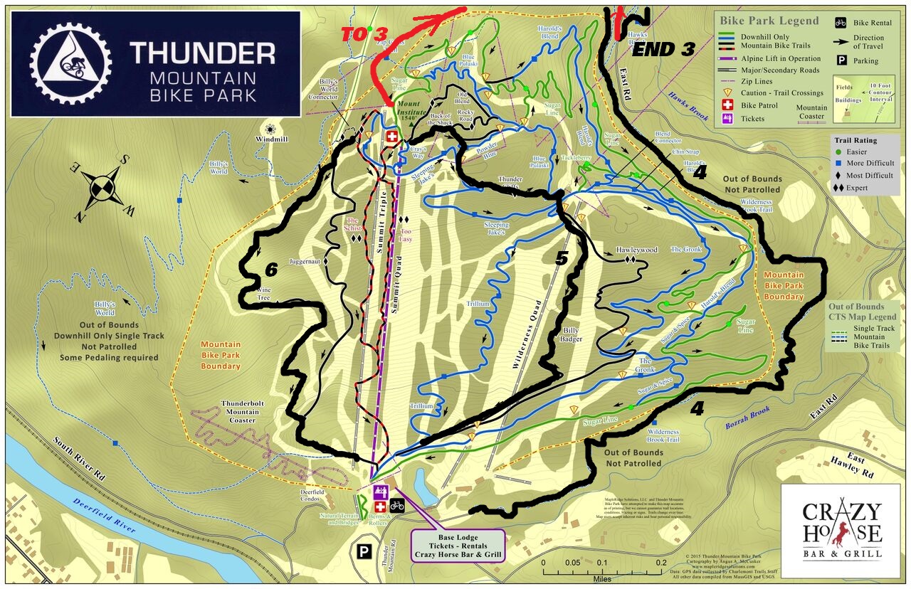 thunder mountain mountain bike trail